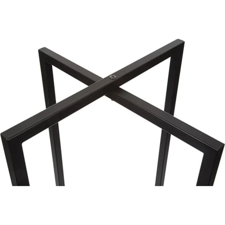 Kaminholzregal für innnen, Stahl Schwarz - Höhe 118cm Breite 34cm – Bild 4