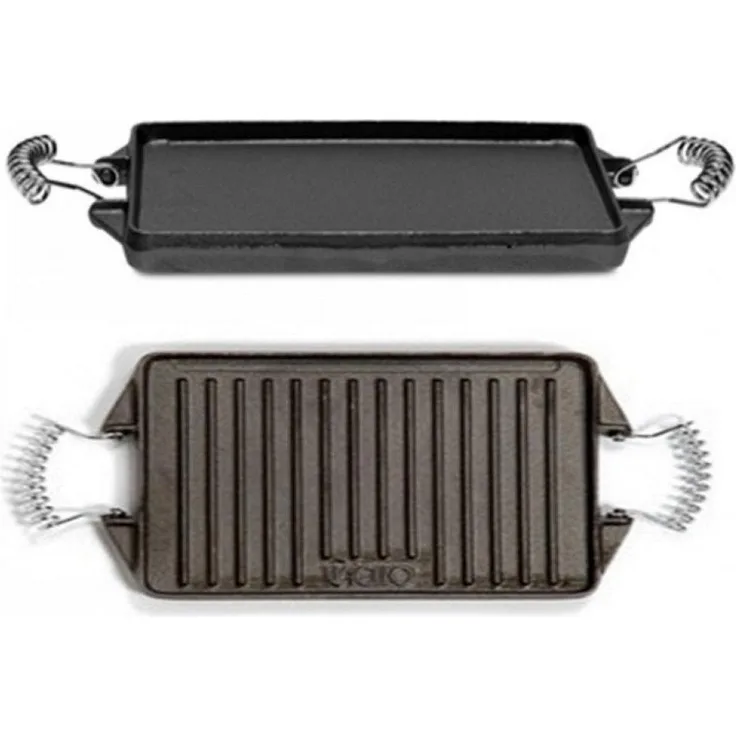 Grillplatte Vaello Grau Gusseisen (47x27 cm)