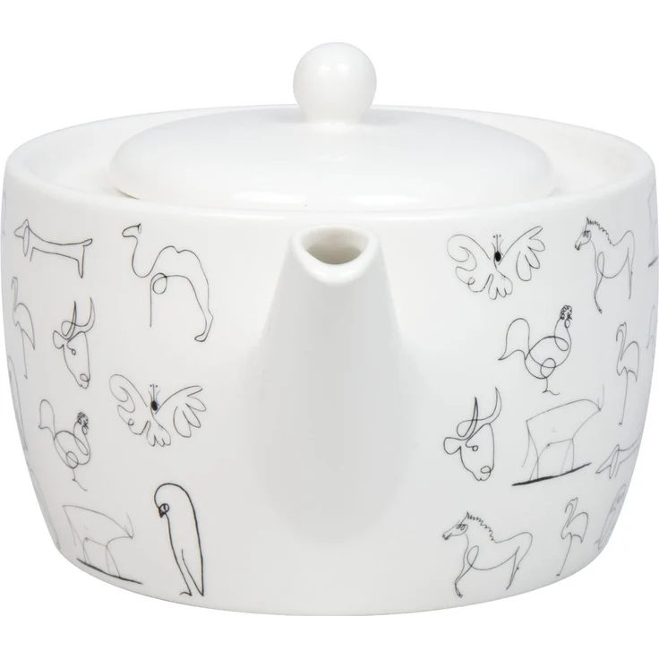 KÖNITZ 1152630104 Teekanne Picasso Animaux (Tiere) - 1400 ml, mit Deckel und Sieb / Kanne – Bild 5