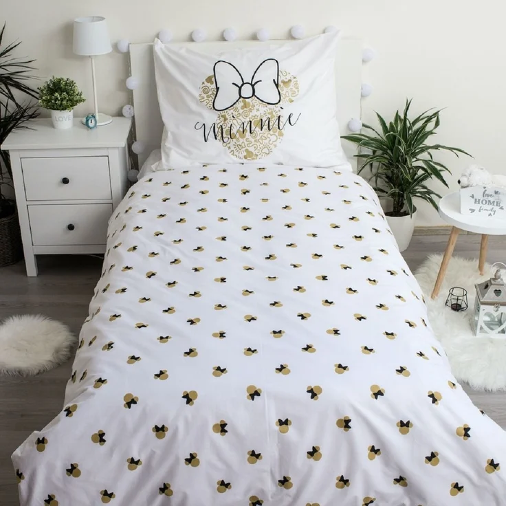 Disney Minnie Mouse Design Kuschelige Bettwäsche Baumwolle, 140x200 cm & 70x90 cm – Bild 3