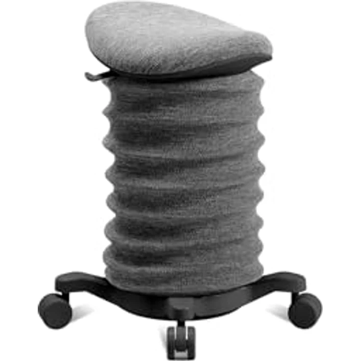 TOPSTAR Sitness 4D mit Rollen - AGR-Zertifiziert Dynamischer Sitzhocker schwarz, ergonomischer Bürohocker - höhenverstellbar - stärkt den Rücken - entlastet die Bandscheiben – Bild 2