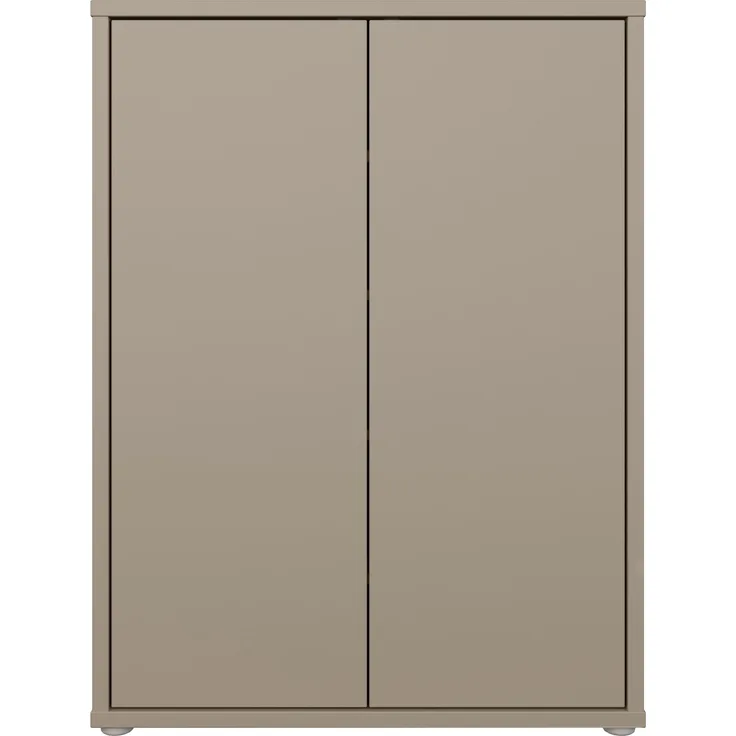 Schuhkommode >ALICE SPRINGS< in Taupe - 74,5x99,1x34,9cm (BxHxT)