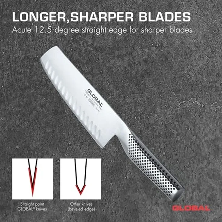 Global Gemüsemesser mit Kullen 18 cm G-81 – Bild 4