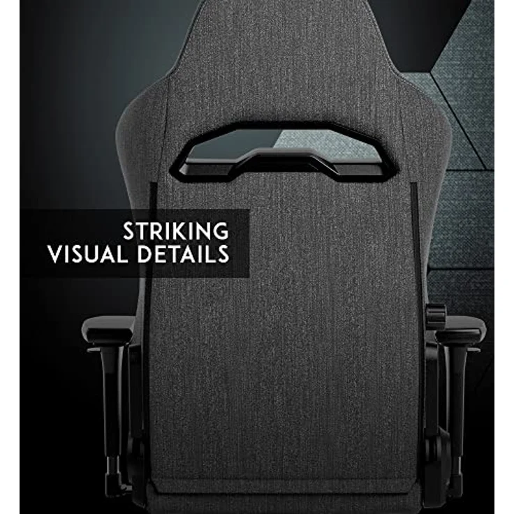 noblechairs HERO ST TX Gaming Stuhl, ergonomischer Bürostuhl mit atmungsaktivem Stoff und Kaltschaumpolsterung, anthrazit, bis 150 kg belastbar, 60-mm-Rollen – Bild 3