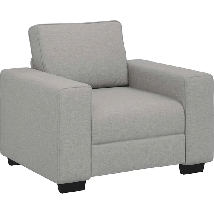 vidaXL Sessel Wolkengrau 100x77x82 cm Stoff 4105154 – Bild 1