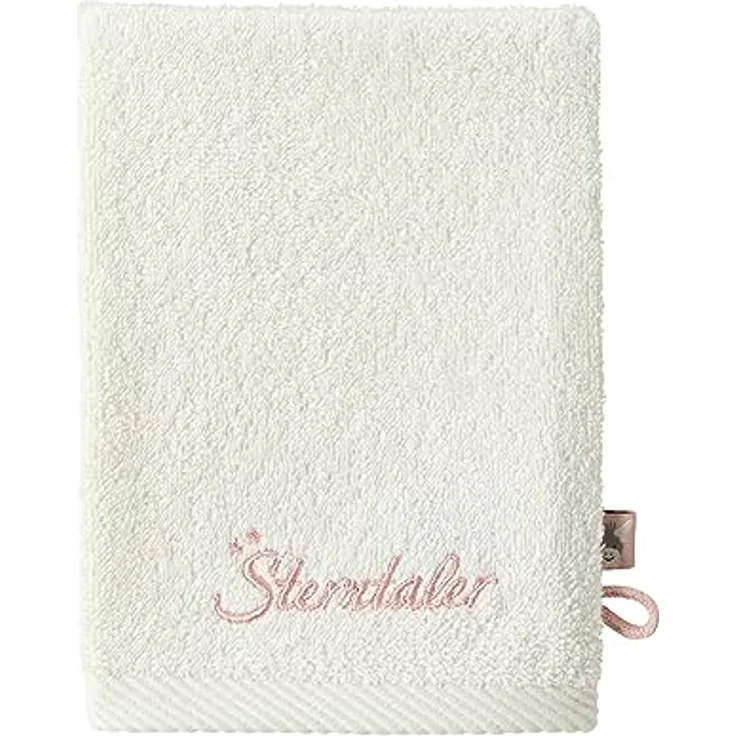 Sterntaler 2er Waschhandschuhe Esel Emmi Girl flora rose uni mit Stickerei und Logo Schriftzug – Bild 3