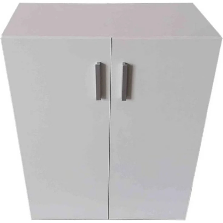 HTI-Living Mehrzweckschrank Kommode mit 2 Regalfächern Nina Weiß (Stück, 1-St, 1 Kommode) Schrank Anrichte Sideboard – Bild 4