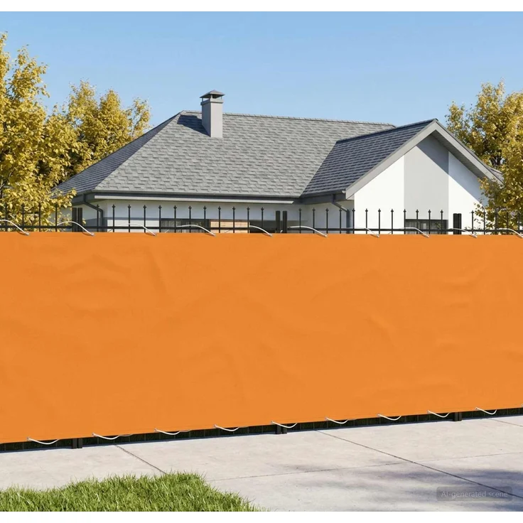 vidaXL Balkon Sichtschutz 200 x 800 cm Stoff mit PU-Beschichtung 42036660 – Bild 1
