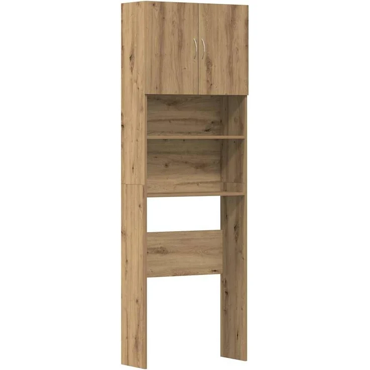 vidaXL Waschmaschinenschrank Artisan-Eiche 64x24x190 cm Holzwerkstoff 859135 – Bild 1