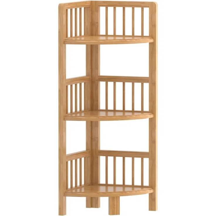 Dripex Standregal Badezimmerregal Bücherregal Eckregale für Küchen
