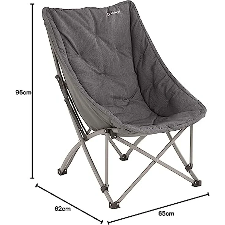 Outwell 470384 120 kg Campingstuhl 4 Bein(e) 4 9 kg Polyester Grau – Bild 3