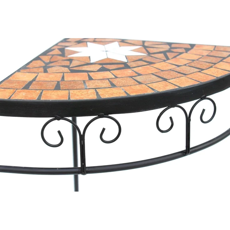 Blumenhocker Merano Mosaik 3er Set 12013 Blumenständer 42, 52 und 62cm Eckregal Hocker – Bild 3