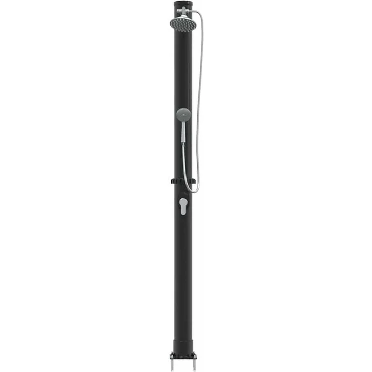vidaXL Außen Solardusche Schwarz 217 cm PVC und Aluminium 42003413 – Bild 3