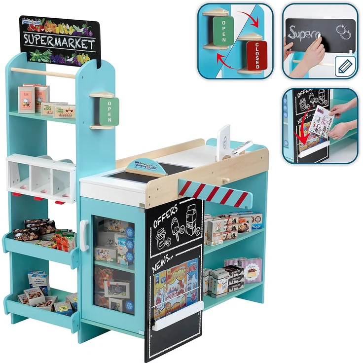 Theo Klein 9391 Supermarkt, Holz (MDF) – Bild 7