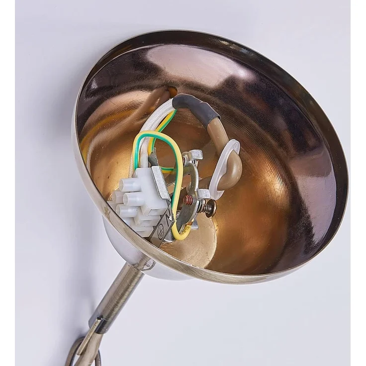 Lindby Kronleuchter Marnia, Metall, Bronze IP20, 3 x 40 W – Bild 8