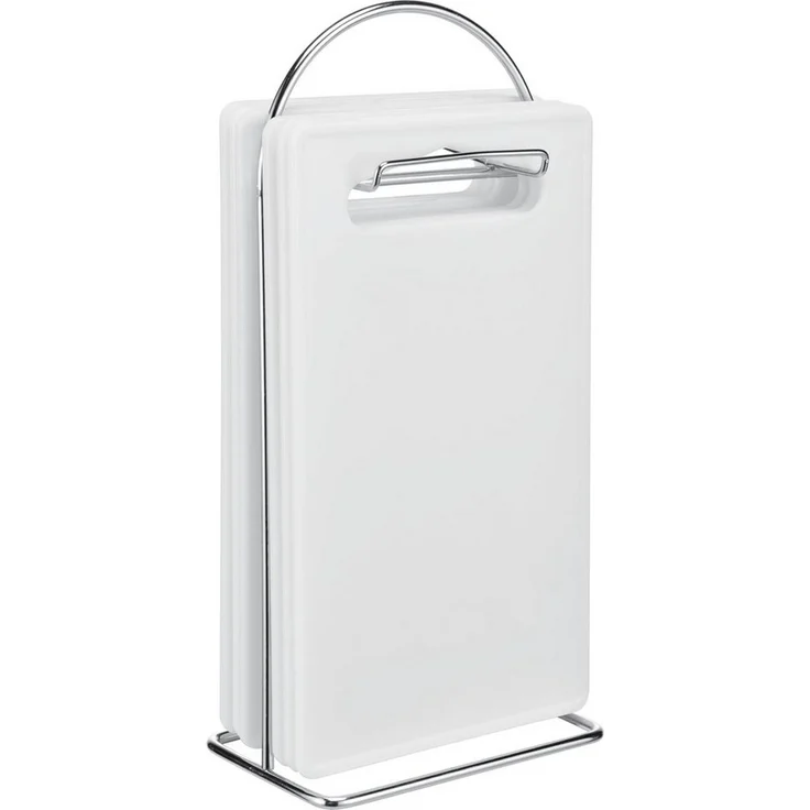 mucHome Schneidebrett 7-teiliges Frühstücks-Set 6 Schneidebretter mit verchromten Ständer, (7-St) – Bild 1