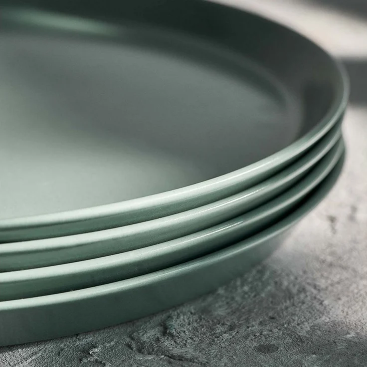 Springlane Geschirr-Set Sweet Scandi, Keramik, in verschiedenen Ausführungen und Sets, 2 Personen, Keramik, 2er-Set Teller Ø 27cm, spülmaschinen-, backofen- & mikrowellengeeignet – Bild 3