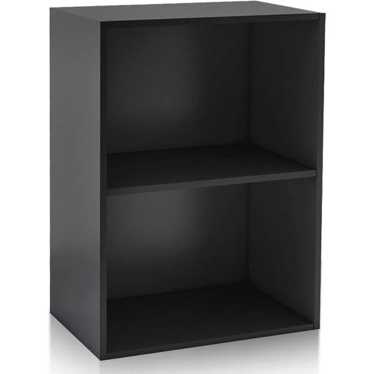 habeig Bücherregal Tube Bücherregal Standregal 2 Fächer Belastung Regalboden Standregal – Bild 1