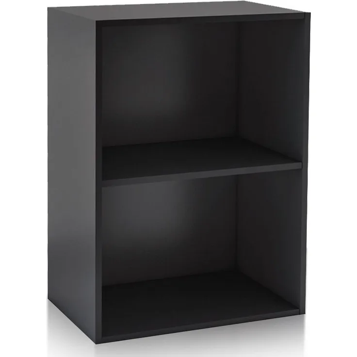 habeig Bücherregal Tube Bücherregal Standregal 2 Fächer Belastung Regalboden Standregal