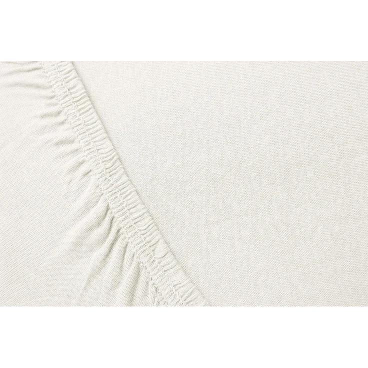 Hometex Premium Textiles Spannbettlaken für Topper bis 10cm Steghöhe, Jersey, Gummizug: Rundumgummizug, ideal für Boxspringbett Topper, 100% reine Baumwolle – Bild 3
