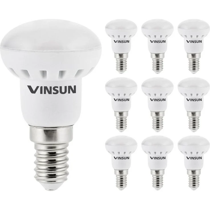 Vinsun LED-Leuchtmittel LED Lampe E14 R39 3W 230V Leuchtmittel Reflektorlampe - 10er Pack – Bild 5