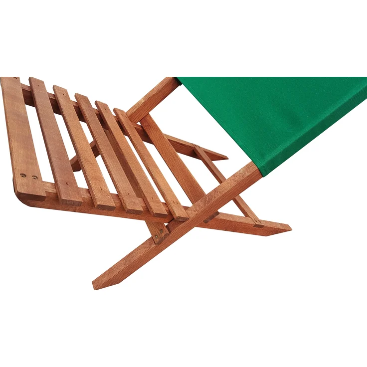 Klappstuhl Strandstuhl Anglerstuhl Gartenstuhl Stuhl zum Zusammenstecken grüner Bezug V-10-352Doppelpack in Tasche blau – Bild 4