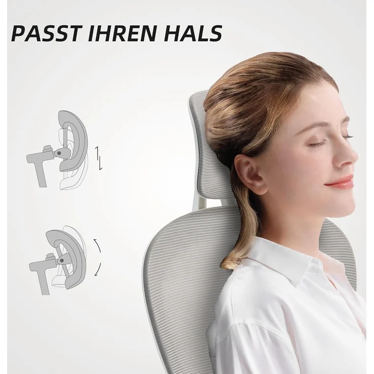 HOMCOM Bürostuhl (Computerstuhl, 1 St), hochklappbare Armlehnen – Bild 6
