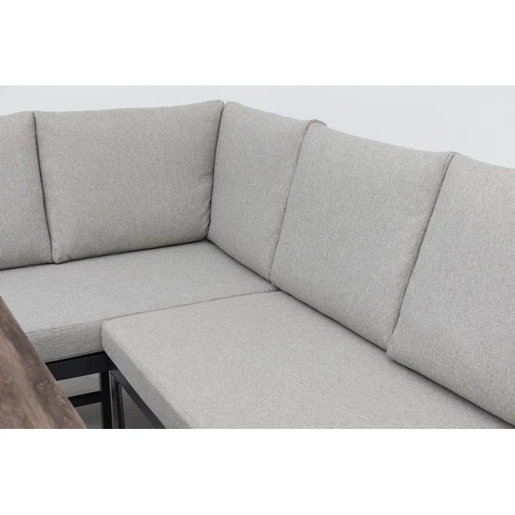 Gardissimo ANDORRA Ecklounge Gartenmöbel Sitzgruppe Nonwood Holzoptik links – Bild 4