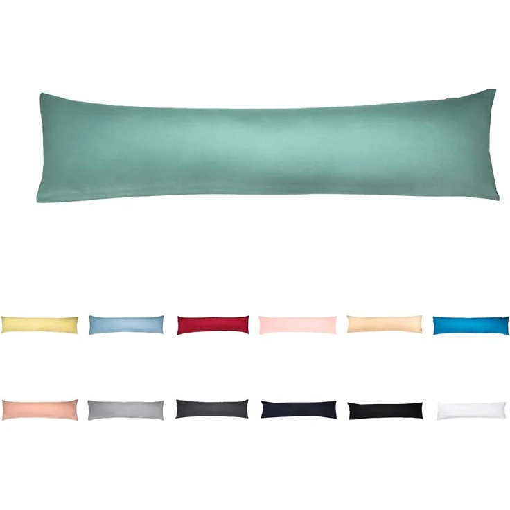 livessa Seitenschläferkissen mit bezug 40x145 cm - Schwangersschaftskissen - Schlafkissen, Kissen mit Bezug, Seitenschläferkissen : 100% Mikrofaser, Kissenbezug: 100% Baumwolle, Stillkissen mit Kissenbezug – Bild 2