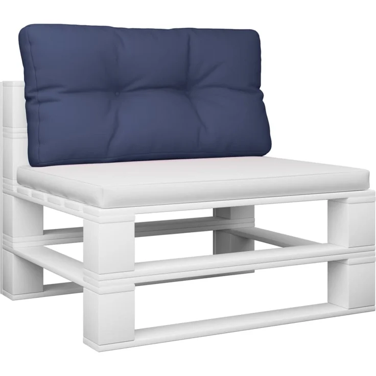 vidaXL Palettenkissen Marineblau 120x40x12 cm Stoff 378035 – Bild 2
