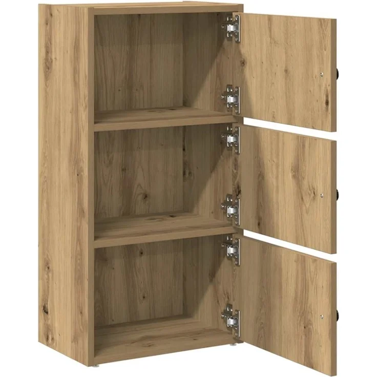 vidaXL Bücherregal Artisan-Eiche 40x24x77 cm Holzwerkstoff 860372 – Bild 4