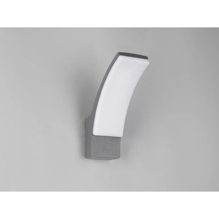 Moderne LED Außenwandleuchte BEJA aus Aluminium in Anthrazit, Höhe 22,5cm – Bild 9