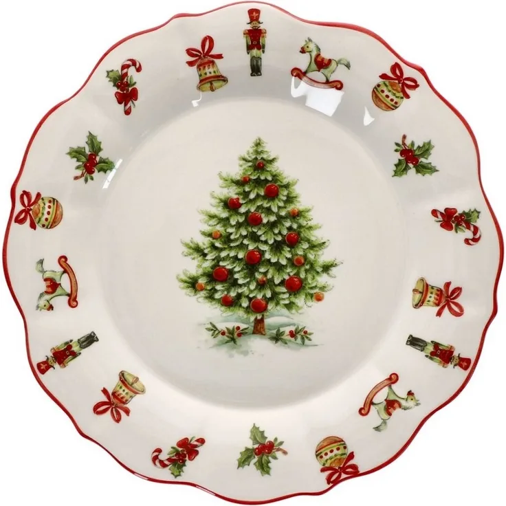 MamboCat Speiseteller Maestro Natale Gebäckteller Keramik Speiseteller Weihnachten