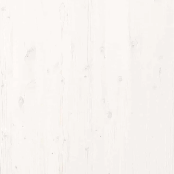 vidaXL Bettrahmen Weiß 225,5 x 85,5 x 69,5 cm Massivholz Kiefer 869775 – Bild 7