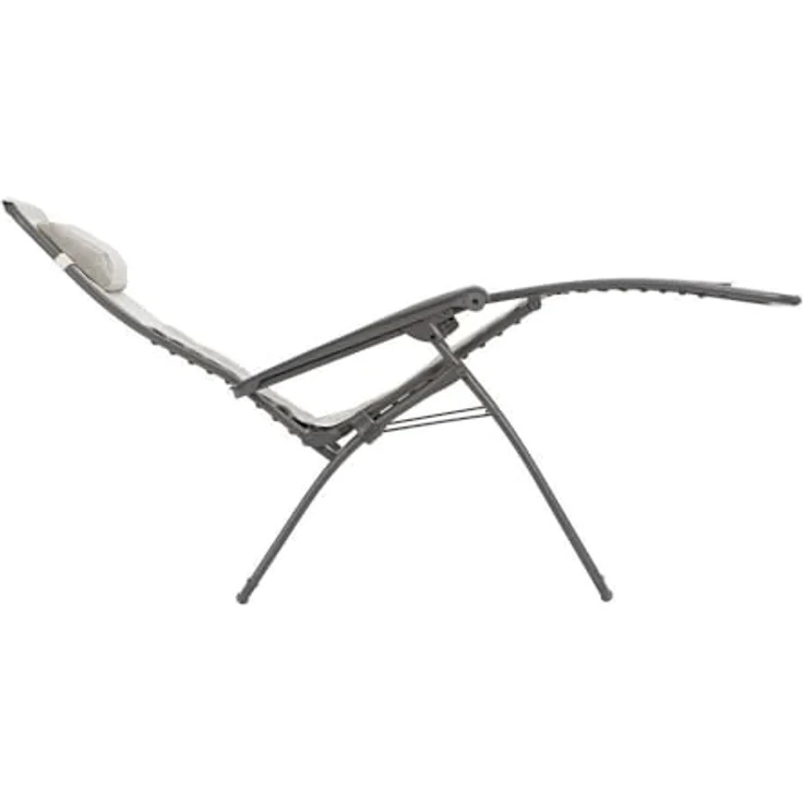 Lafuma Relaxsessel RSXA Clip, stufenlos verstellbar, Batyline® Stoff, UV-beständig, Seigle II – Bild 6