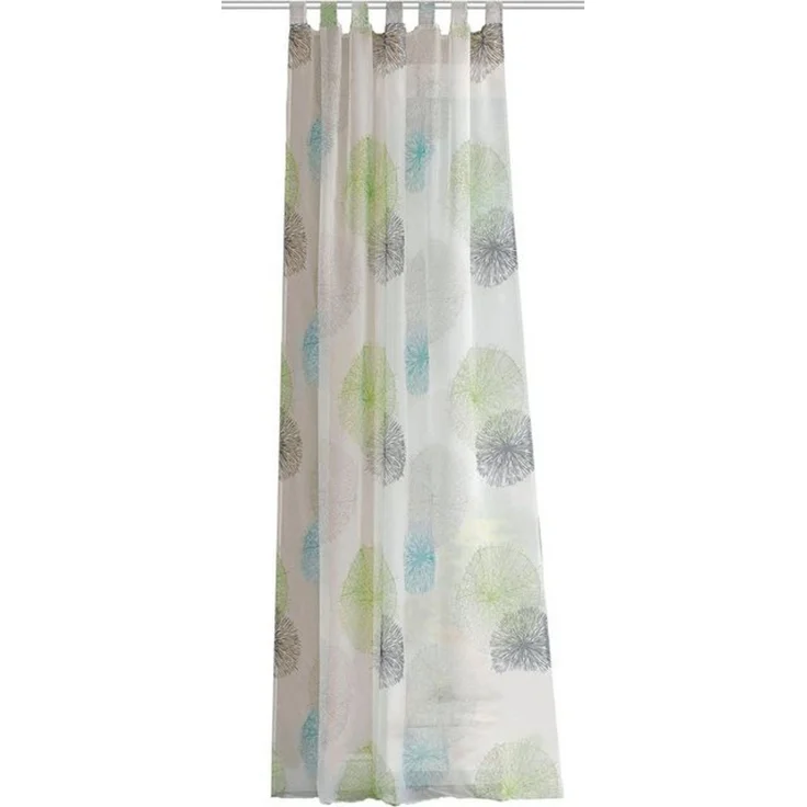 HOME WOHNIDEEN Vorhang RAWLINS (1 St), Schlaufen, transparent, Microfaser, Schal aus Voile bedruckt – Bild 4