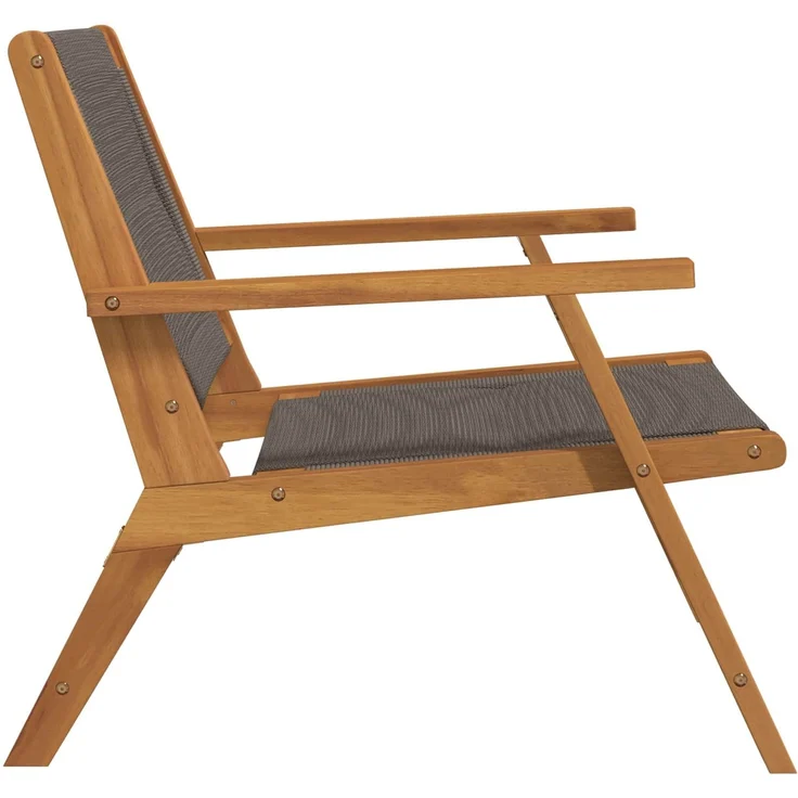 vidaXL gartenmöbel 2 pcs Grau 67 x 76 x 73 cm Massivholz Akazie 367832 – Bild 3