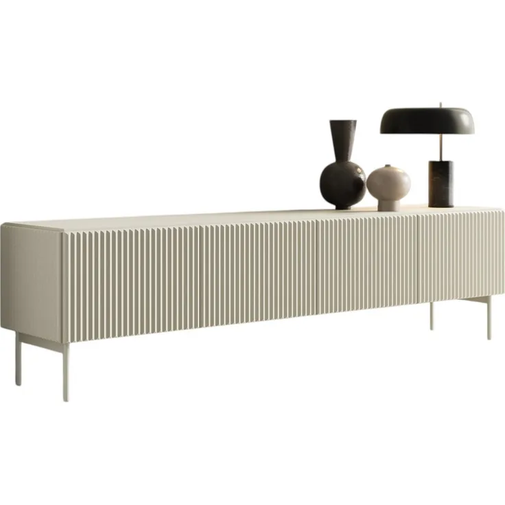 Compleo TV-Schrank viertürig, Fernsehschrank LOUISS, Modern design, TV-Kommode