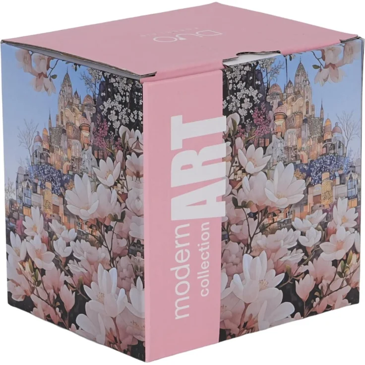 DUO Becher 450 ml mit Teesieb MODERN CITY OF MAGNOLIAS New Bone China Porzellan – Bild 6