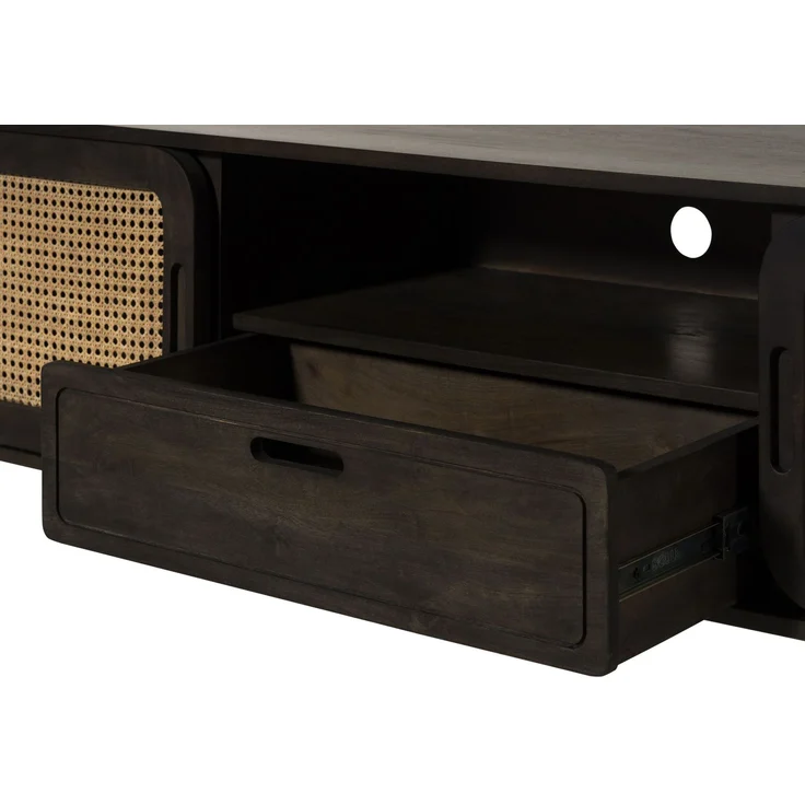 TV-Board Mango 180x40x50 dunkelgrau lackiert VALENCIA #222 – Bild 4