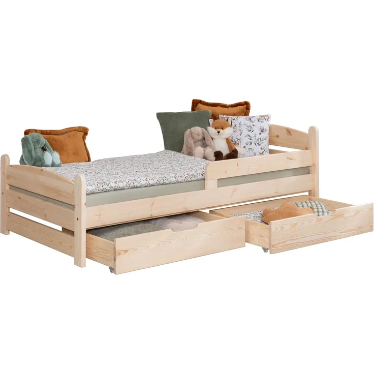 Kinderbett Einzelbett "Mello" 90x200 Kiefer massiv