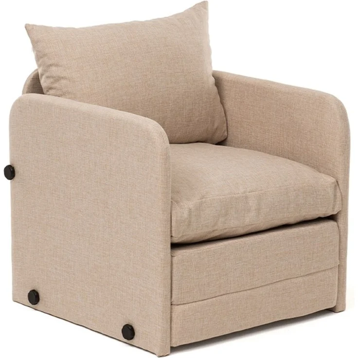 Hanah Home 'Saga Single - Beige' 1-Sitzer-Schlafsofa, Beige, 68 x 70 x 66 cm – Bild 5
