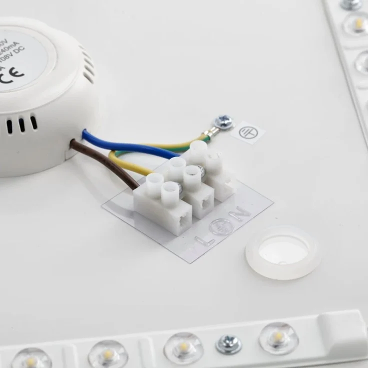 12 Watt LED Decken und Wand Leuchte IP54 Feuchtraum weiß rund|Ø255 x 75 mm (BxH)|Neutralweiß|960 Lumen – Bild 4