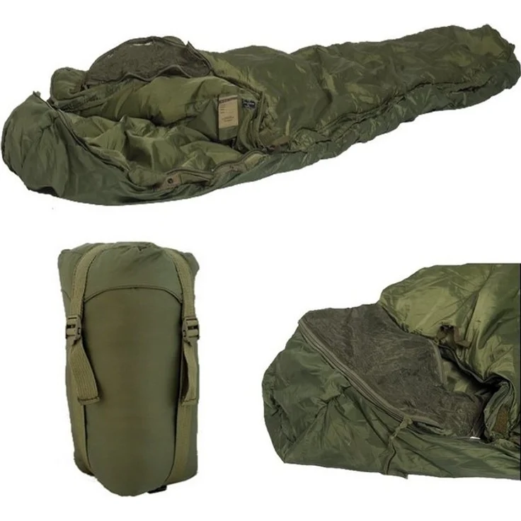Mil-Tec Schlafsack Militär Schlafsack Tactical mit Packsack, Kälteisolierend – Bild 2