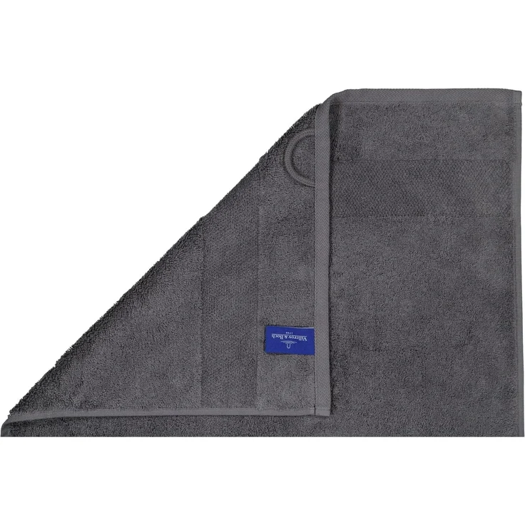 Villeroy & Boch Handtuch - One, Walkfrottier, Handtuch, Baumwolle Dunkelgrau 50x100 cm – Bild 4