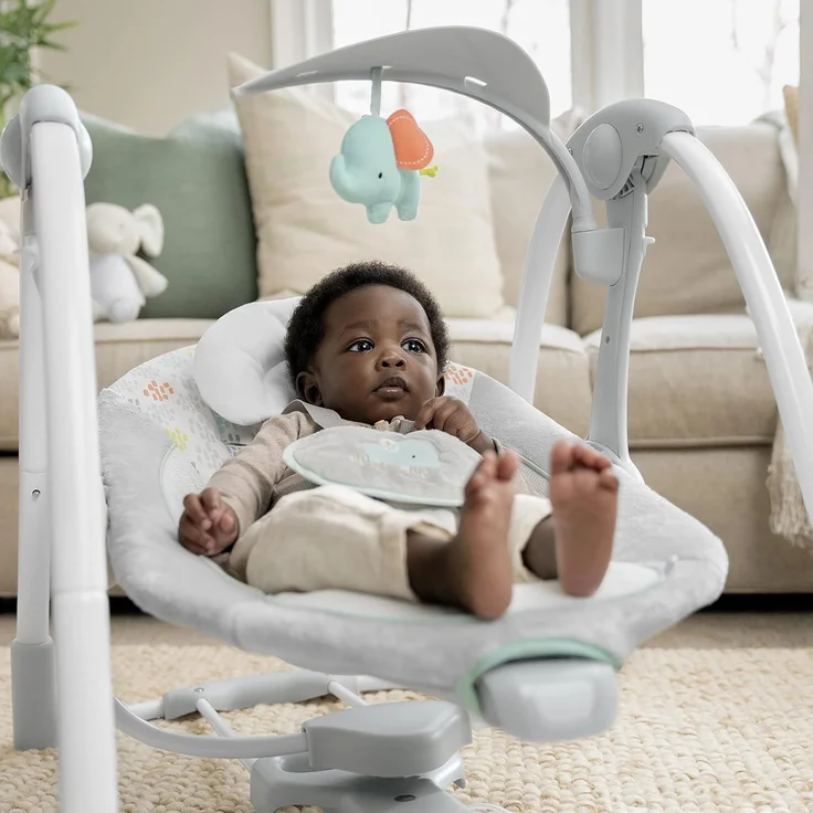 Ingenuity Tragbare Babywippe Wimberly – Bild 13