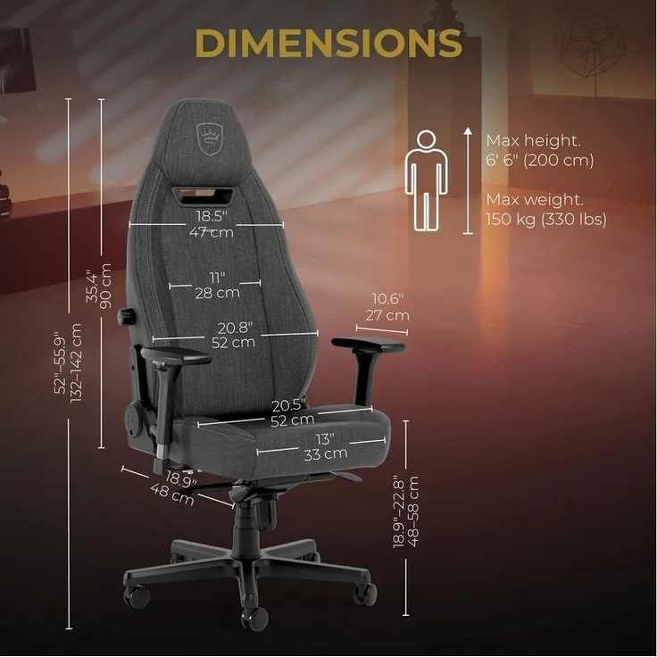 Pro Gamersware Noblechairs LEGEND TX - Gaming-Sessel - ergonomisch