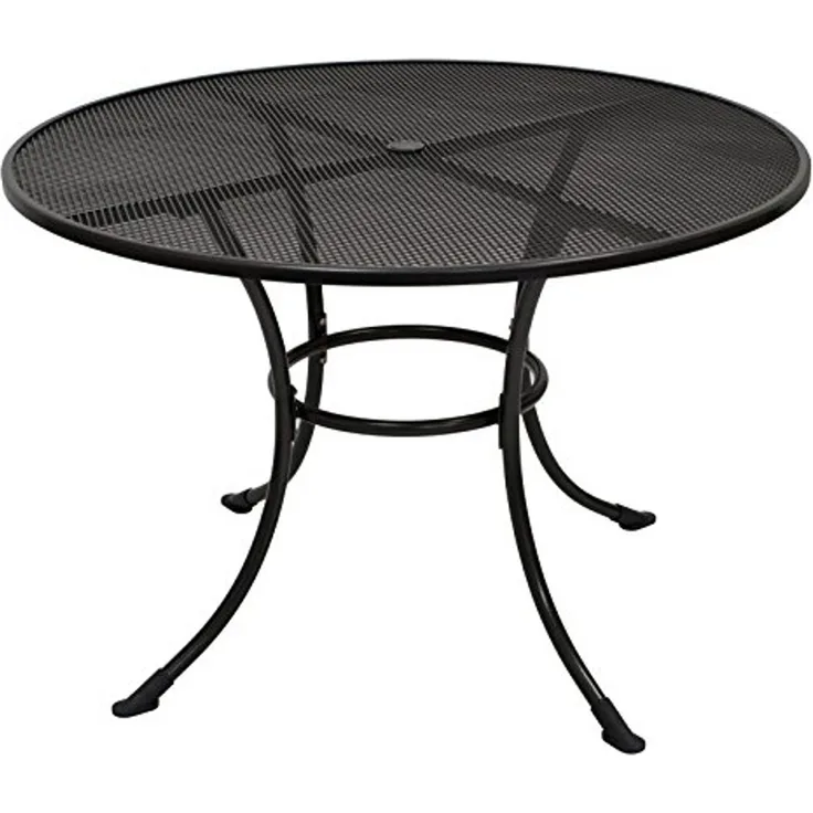 Tisch RIVO 110cm rund, Streckmetall eisengrau