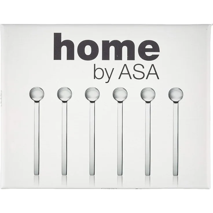 ASA Selection Multicup Espressolöffel, Kaffeelöffel, 6er Set, Edelstahl, L 10 cm, 31000950