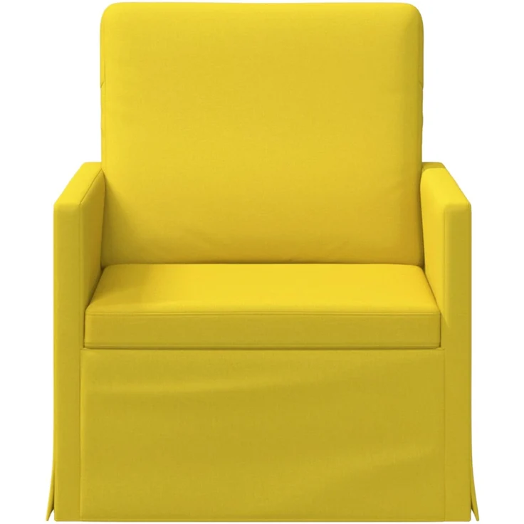 vidaXL Einzelsofa Helles Gelb 70 x 81 x 82 cm Stoff 42041016 – Bild 2